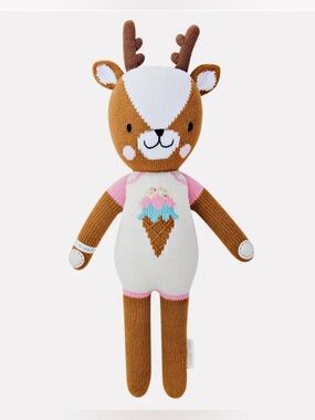 Cuddle + Kind Willow Deer 20” Hand Knit Doll | Like New